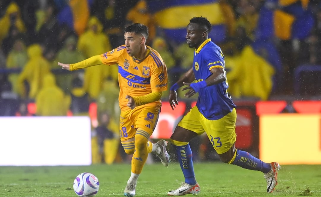 América y Tigres durante la Final de Ida del Apertura 2023 - Foto: Imago7