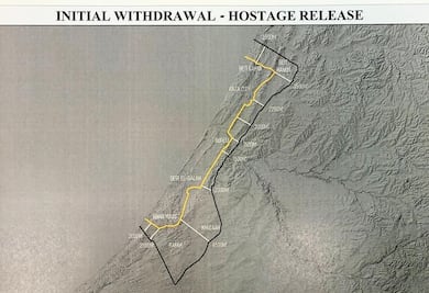 Trump dice que Israel acordó línea de retirada inicial en Gaza y llama a Hamas a aceptar