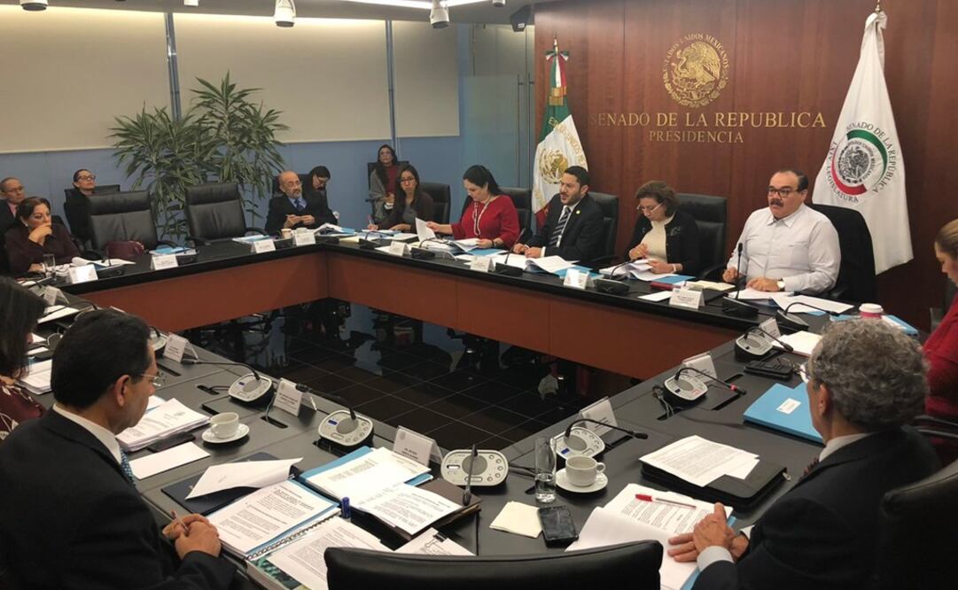 Reunión de la mesa directiva del Senado de la República. Foto: Especial