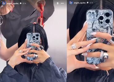 Así luce Ángela Aguilar con su nuevo corte de cabello