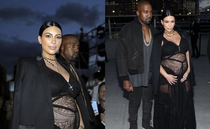 Kardashian sorprende con su look de embarazada