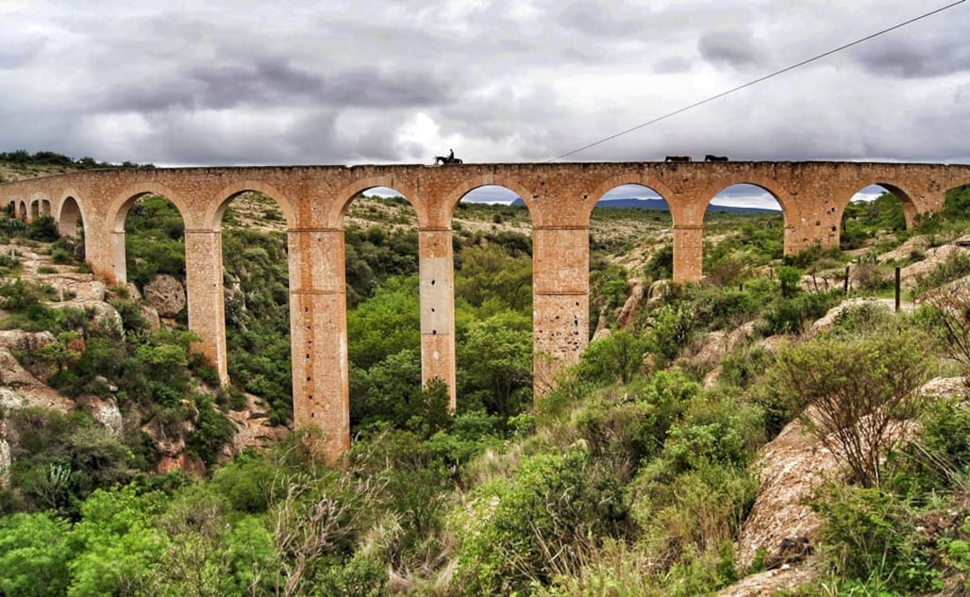 El acueducto San José Atlán es el más alto de Latinoamérica. (Foto: Mapio)