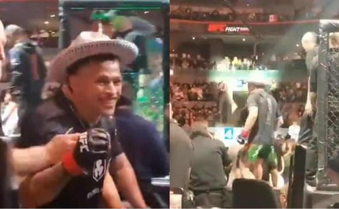 El divertido baile del mexicano Ronaldo Rodríguez al ganar en su debut en UFC - Foto: Especial