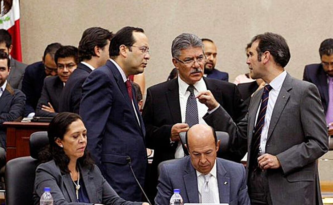 Aspectos de la sesión de este viernes del Consejo General del Instituto Nacional Electoral./Especial