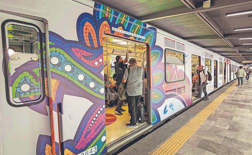 Mexico City Metro Line 2 trains get World Cup makeover amid passenger delays