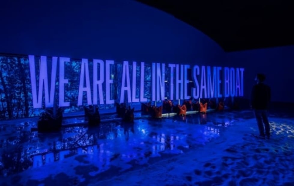 “Desert Flood” muestra las paradojas de la crisis climática, en Lago Algo