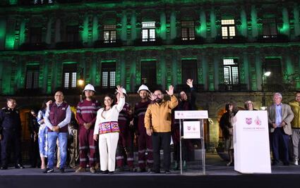 Mundial de 2026: Iluminan de color verde edificios emblemáticos de CDMX; Clara Brugada encabeza el encendido