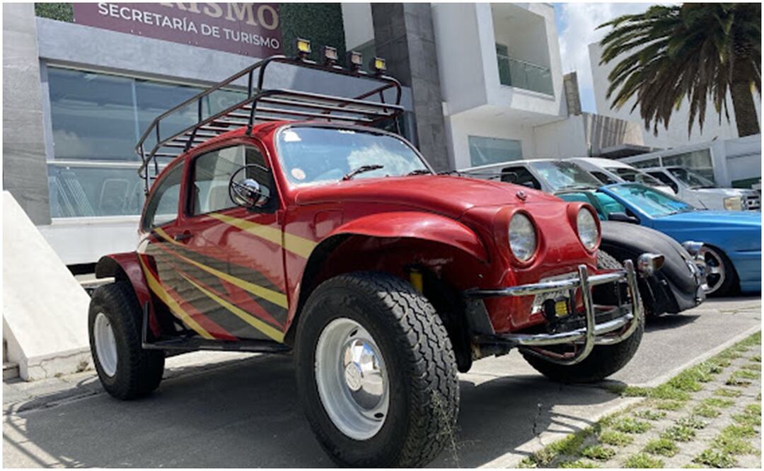 Exhibición de vochos en Parque Acuático Dios Padre, Hidalgo (20/09/2024). Foto: Especial
