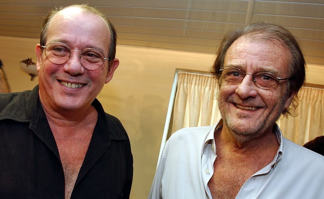 Silvio Rodríguez y Luis Eduardo Aute. Foto: Archivo 