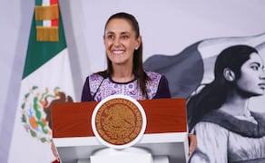La presidenta Claudia Sheinbaum en la “Mañanera del Pueblo” del 19 de agosto de 2026 en Palacio Nacional. Foto: Karla Guerrero/ EL UNIVERSAL