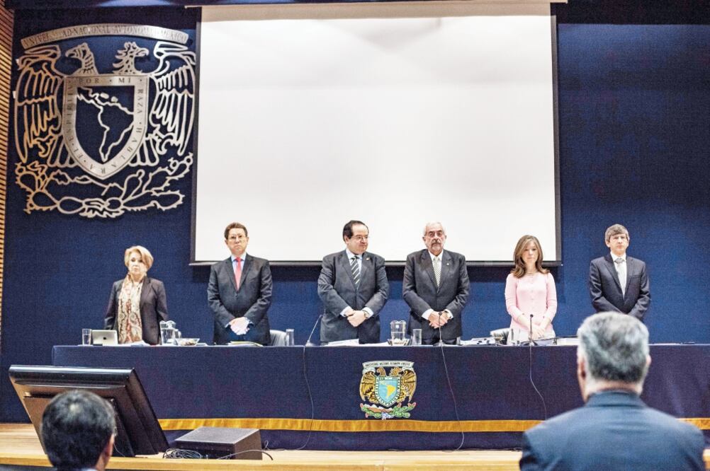 Durante la sesión del Consejo Universitario, presidida por el rector Enrique Graue, se destacó la importancia de la seguridad en las instalaciones. GERMÁN ESPINOSA. EL UNIVERSAL
