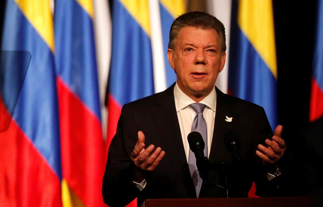 El mandatario Juan Manuel Santos (Reuters)