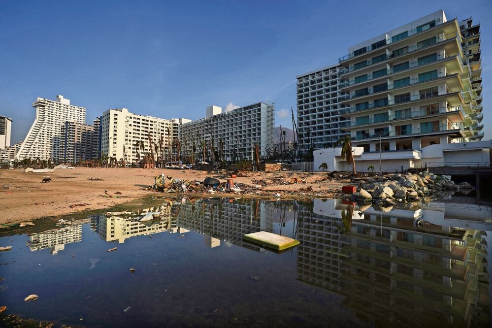 Previo al meteoro, BBVA México había estimado que Guerrero iba a crecer 1.2% en 2024, pero ahora el cálculo es de solo 0.4%. Foto: Especial