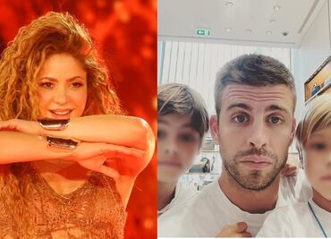 Piqué regresa a Miami para convivir con sus hijos, mientras Shakira continúa la gira