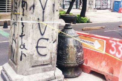 Que el INAH sí tiene el jarrón perdido en Reforma