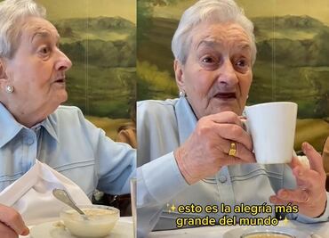 Abuelita dice amar el café con whisky y se viraliza en TikTok; “es lo mejor que hay”