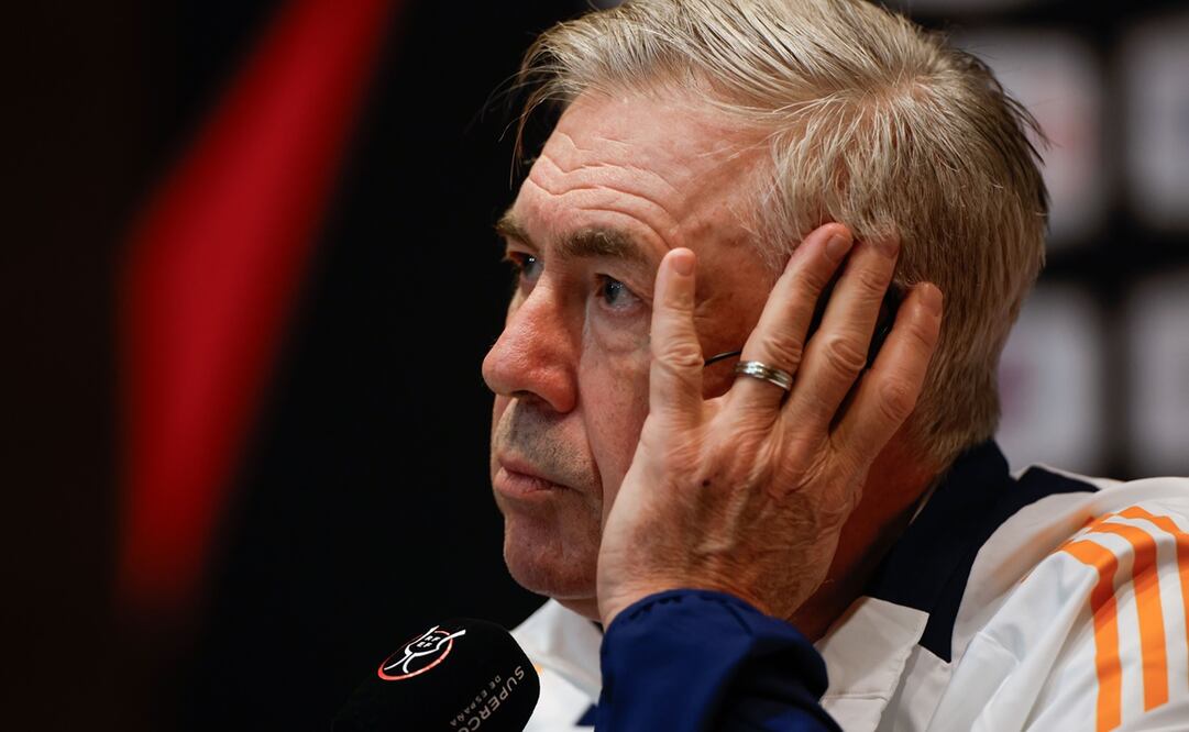 Carlo Ancelotti en conferencia de prensa con el Real Madrid - Foto: EFE