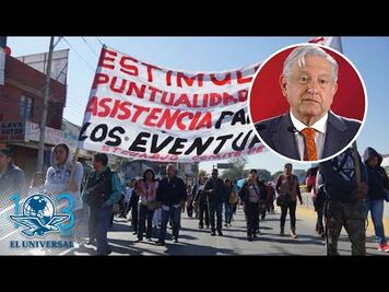 Lanza AMLO llamado al diálogo para resolver huelgas