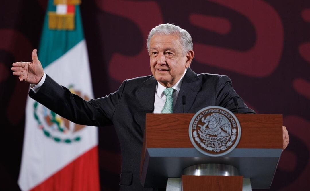 López Obrador en su mañanera del 23 de julio. Foto: Presidencia