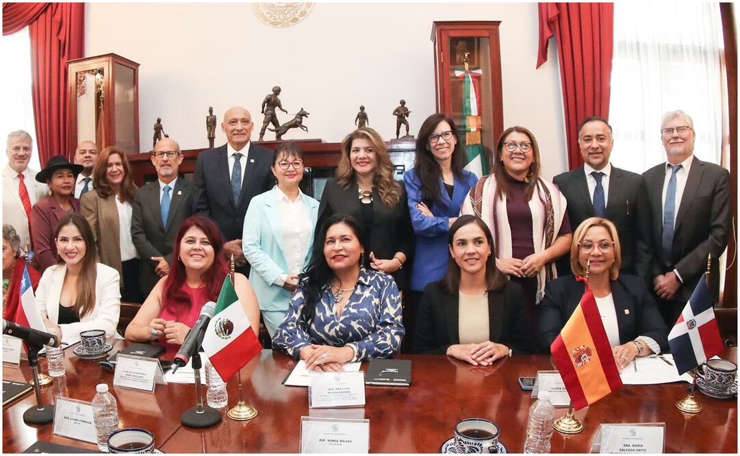 Ana Lilia Rivera, presidenta del Senado. Foto: Tomada de la cuenta de X de @AnaLiliaRivra