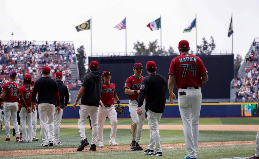 Los Diamondbacks vencieron a los Padres en CDMX / Foto: Diego Simón Sánchez - EL UNIVERSAL