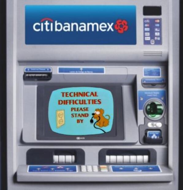 Usuarios toman con humor falla en red de Citibanamex