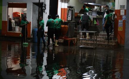 De encharcamientos a árboles caídos; autoridades capitalinas atienden afectaciones por lluvia