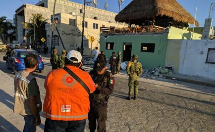 Derrumbe en bar deja 3 muertos en Progreso, Yucatán