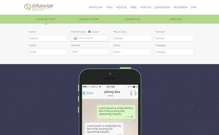 fakewhats.com, la herramienta para crear chats falsos de WhatsApp