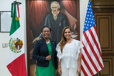 Agradece la Gobernadora de Quintana Roo trabajo a Cónsul General de Estados Unidos