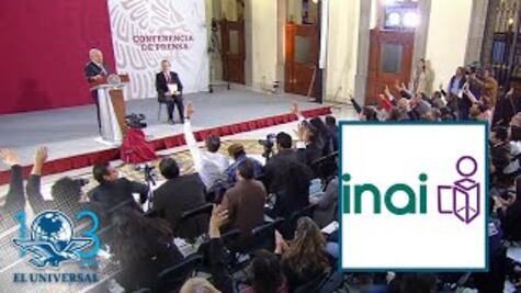"Mañaneras" no suplen la rendición de cuentas: INAI