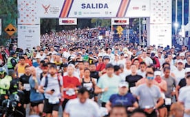 Clara Brugada da la bienvenida a corredores del Maratón de CDMX; habrá ruta de transporte para apoyar a participantes