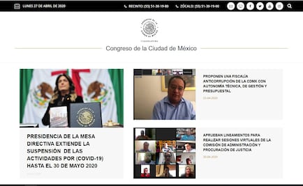 Tras hackeo, reestablecen página web del Congreso de la CDMX