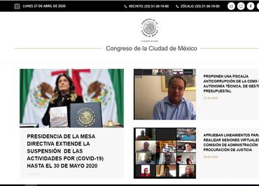Tras hackeo, reestablecen página web del Congreso de la CDMX