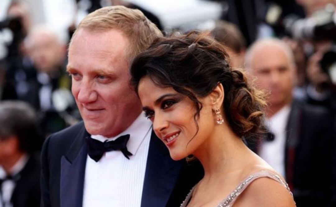 Salma Hayek y François-Henri Pinault. Fuente: Instagram @salmahayekfiles
