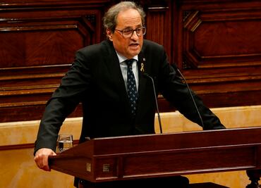 Presidente de Cataluña amenaza con retirar apoyo en Parlamento a Pedro Sánchez