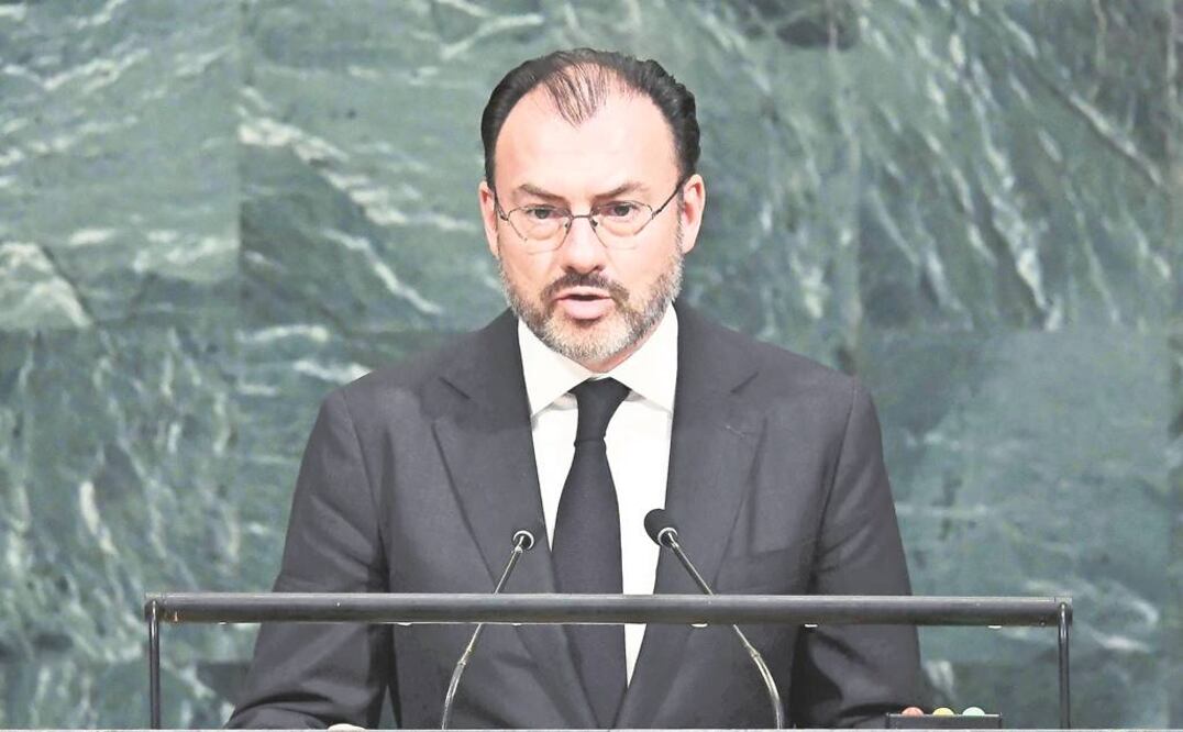 El canciller mexicano, Luis Videgaray. Foto: Archivo