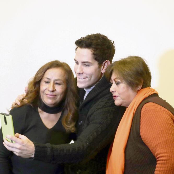 Esta semana, el actor convivió con fans de la serie. Foto: ALEJANDRA LEYVA. EL UNIVERSAL