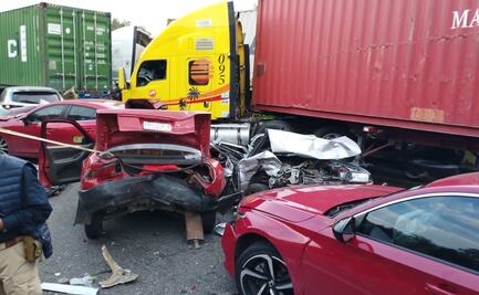 Identifican a víctimas de accidente en Autopista Siglo XXI; señalan posible falla mecánica en tráiler