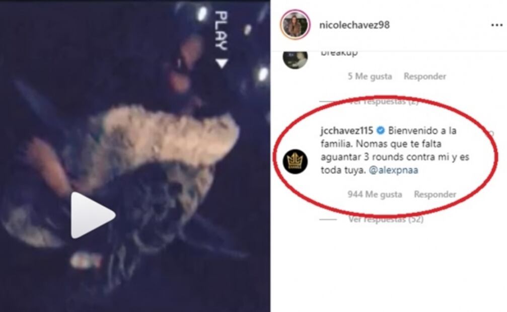 Julio César Chávez reta al novio de su hija