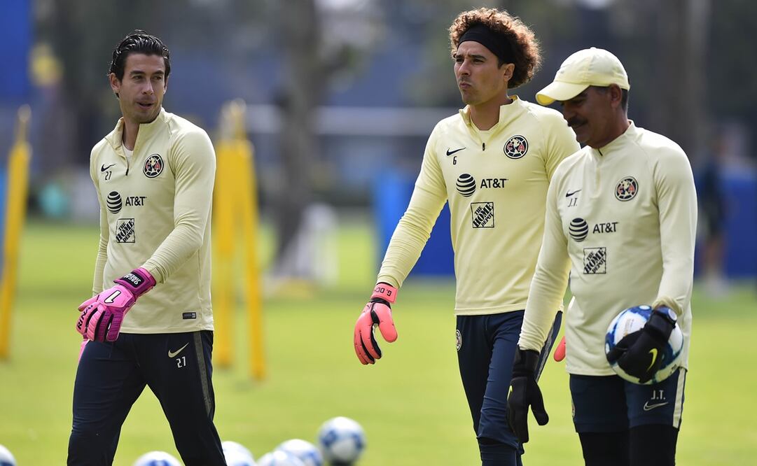Porteros del América en un entrenamiento - FOTO: Imago7