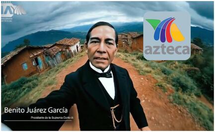 TV Azteca crea cápsula informativa de Benito Juárez con IA; video causa polémica