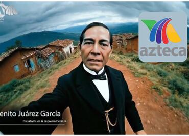 TV Azteca crea cápsula informativa de Benito Juárez con IA; video causa polémica