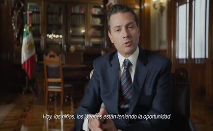 Peña Nieto presume reformas educativa y energética