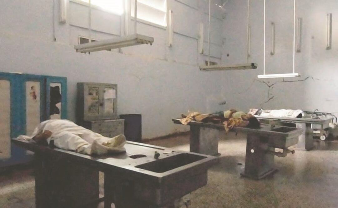 En la morgue, los cadáveres pueden pasar semanas sin ser retirados. Foto: BBC NEWS MUNDO