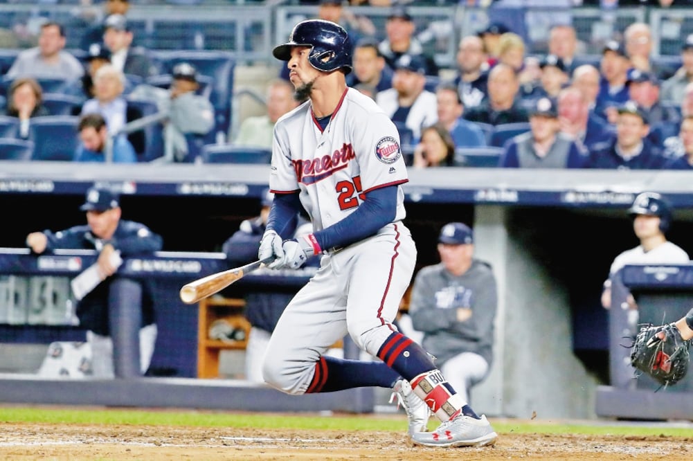 Buxton es clave en el accionar de Minnesota (ARCHIVO. EL UNIVERSAL)