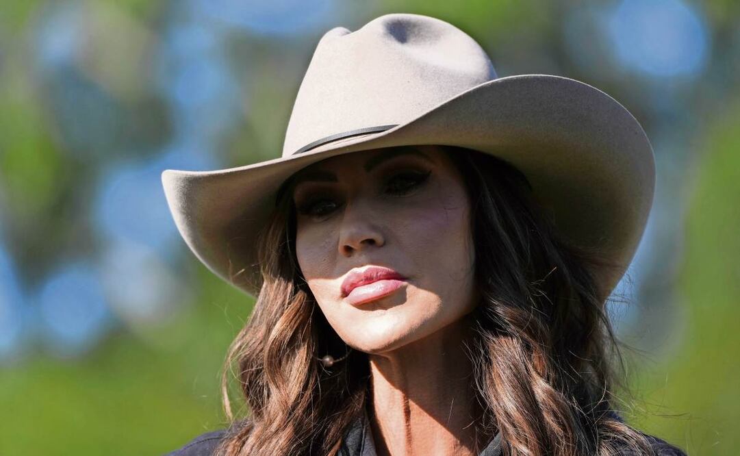 La secretaría de Seguridad Nacional de EU, Kristi Noem. Foto: AP