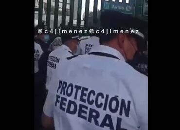 Trabajadora del IMSS en La Raza se niega a revisión y se desata enfrentamiento con Protección Federal