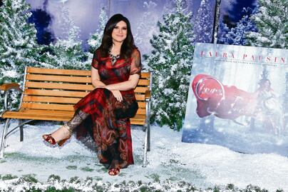 Laura Pausini capta la magia de la Navidad