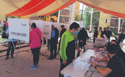 INE realiza simulacros de los comicios del PJ en el Edomex